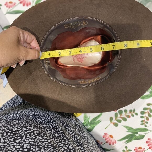 Vintage Dorian 7X Handmade Western Cowboy Hat Brown - Picture 14 of 16